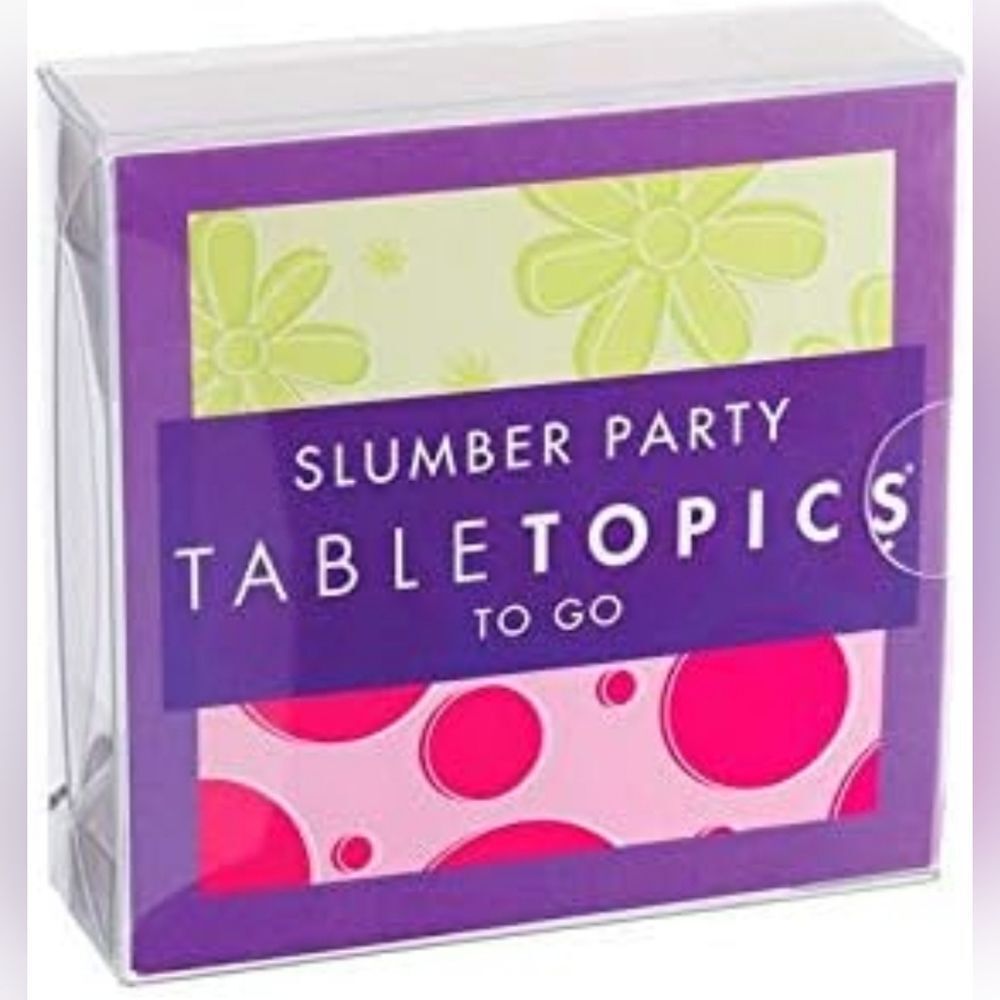 🔹️NIB TableTopics Slumber Party To Go Discussion Topic Card Pack